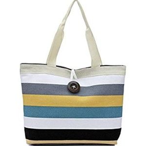 Ladies Colored Stripes Shoulder Bag